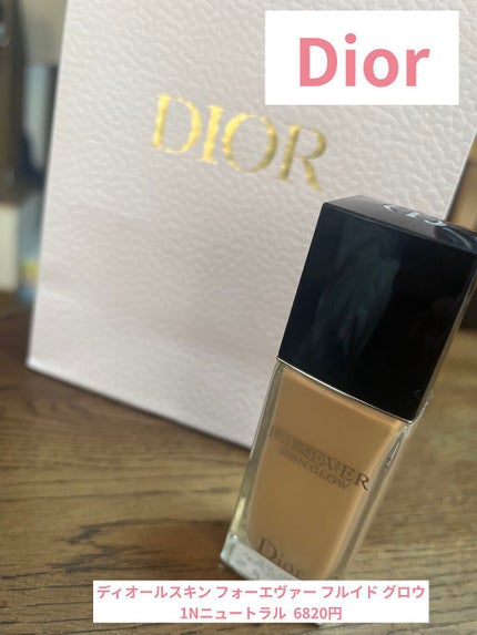 ディオールスキン フォーエヴァー フルイド グロウ/Dior/リキッドファンデーションを使ったクチコミ(1枚目)