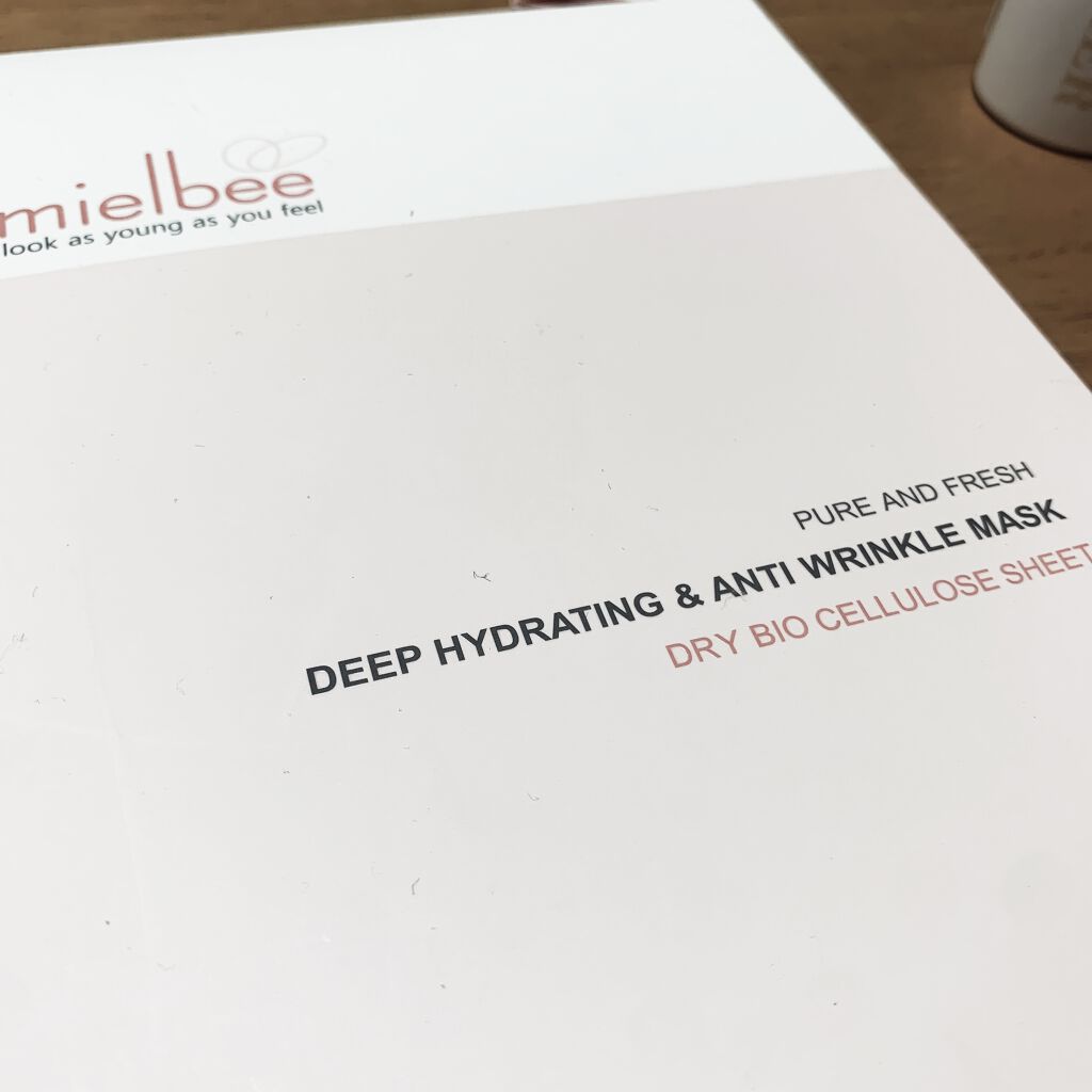 ディープハイドライティング&アンティーリンクルマスク/mielbee/シートマスク・パックを使ったクチコミ（1枚目）