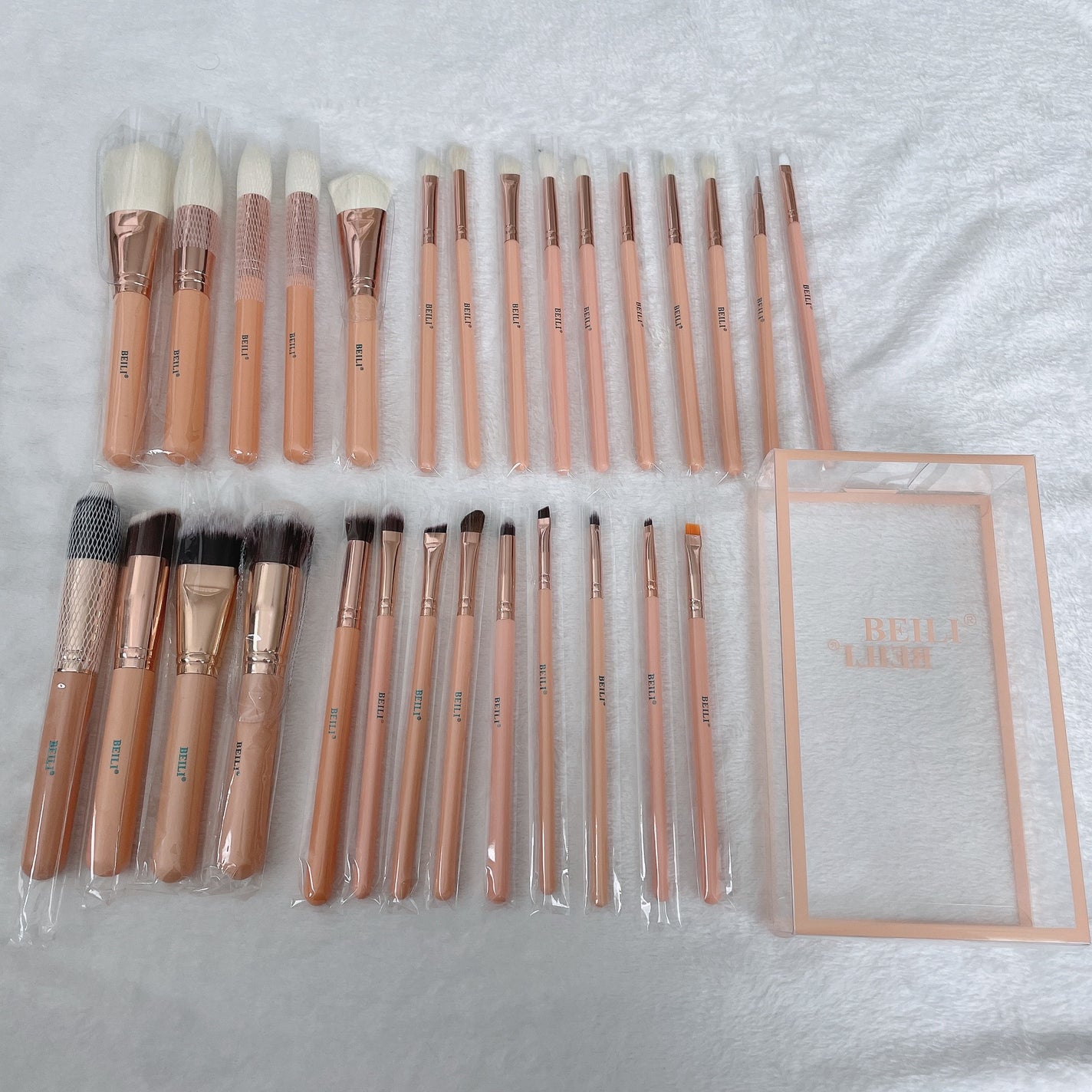 メイクブラシセット 30pcs/BEILI/メイクブラシを使ったクチコミ(2枚目)