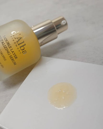 ホワイトトリュフダブルレイヤーリバイタライジングセラム/ダルバ/美容液を使ったクチコミ(3枚目)