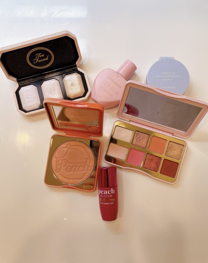 ピーチブルーム リップ & チーク ティント/Too Faced/リキッドチークを使ったクチコミ（3枚目）