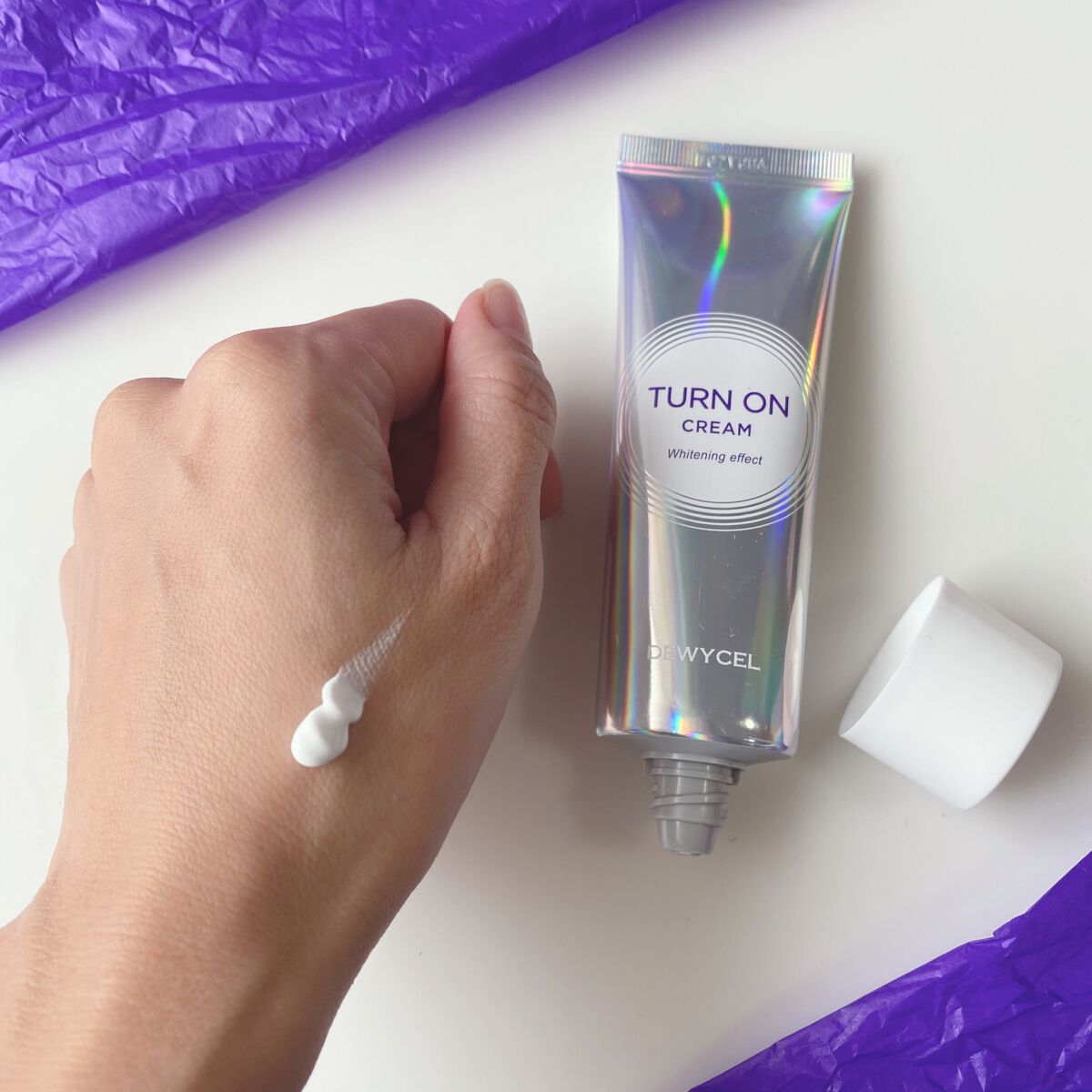 デュイセル ターンオンクリーム/DEWYCEL/フェイスクリームを使ったクチコミ(2枚目)