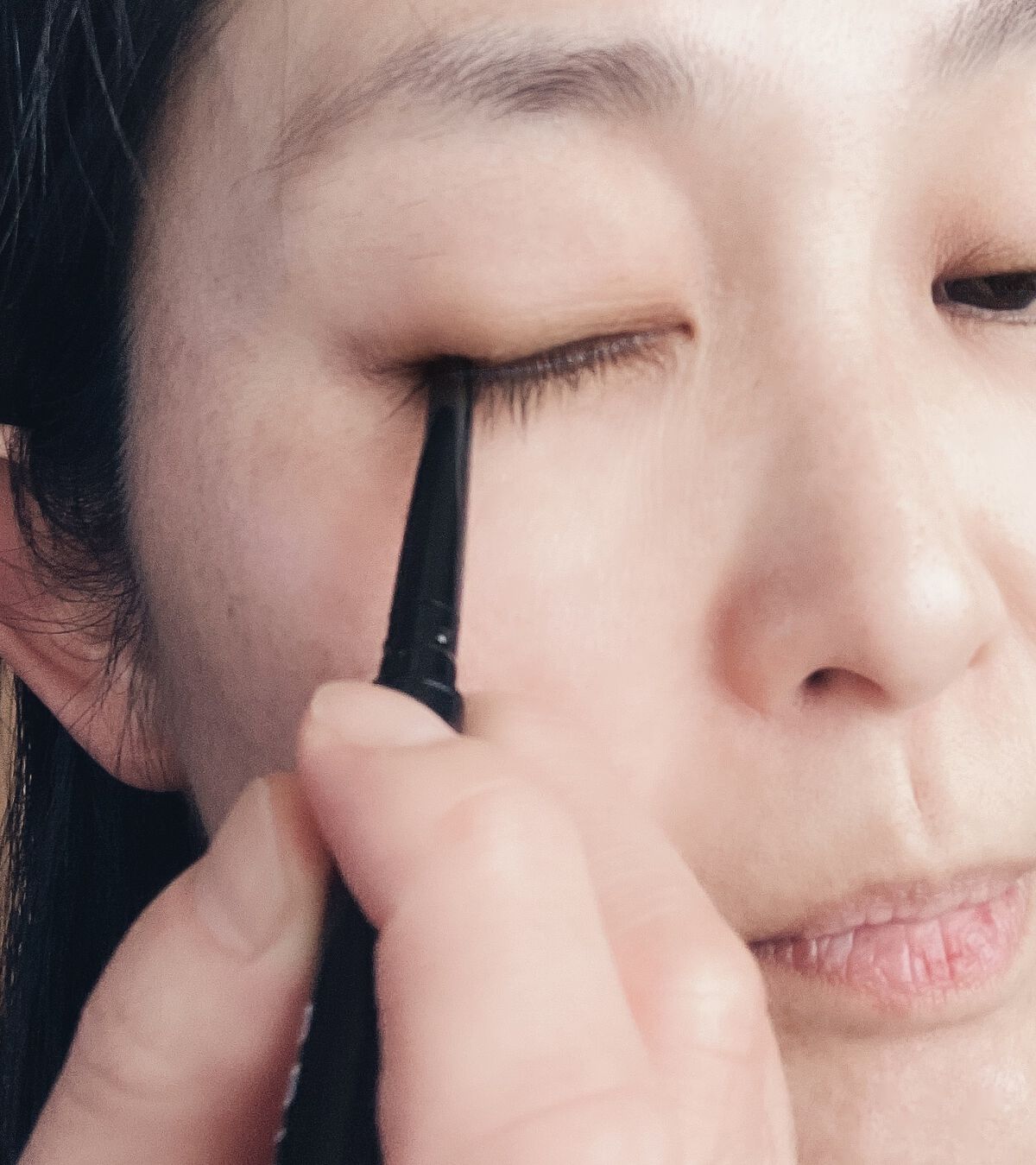 パワーアイズ ウォータープルーフライナー/ブリリアージュ/ペンシルアイライナーを使ったクチコミ（3枚目）