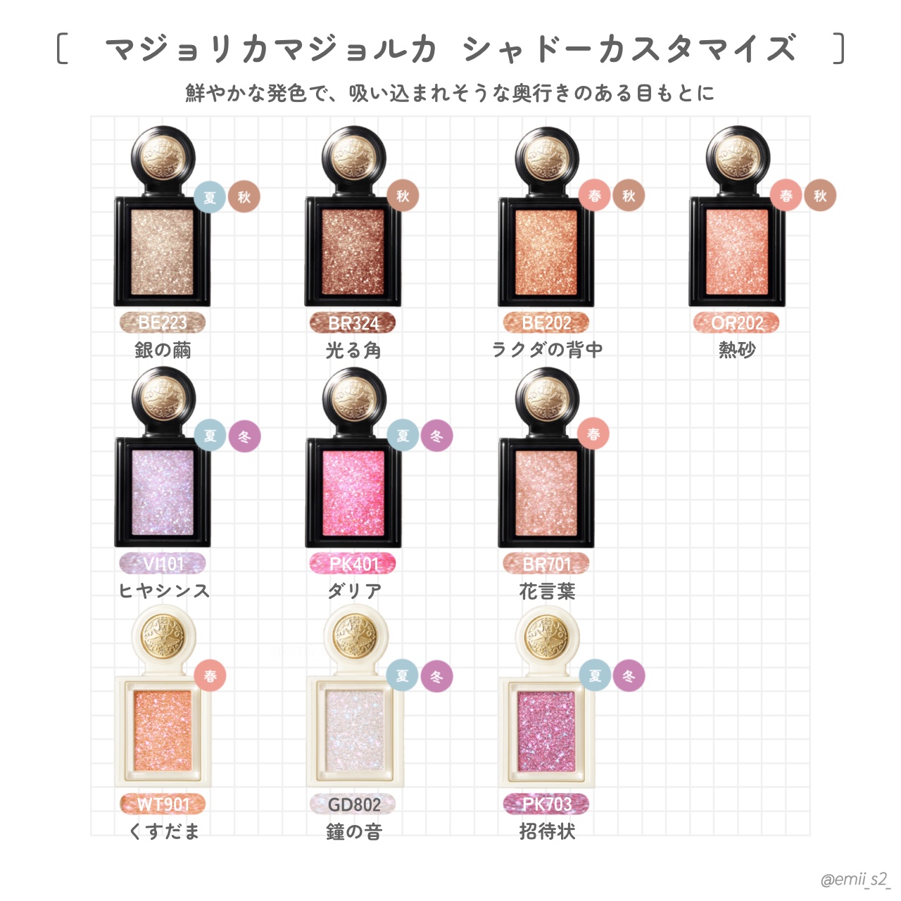 MAJOLICA MAJORCAのアイシャドウ シャドーカスタマイズ他、2商品を使っ