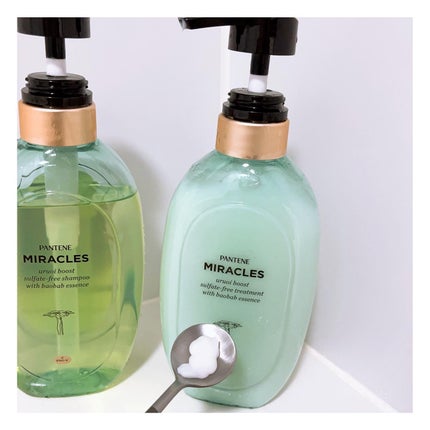 ミラクルズ うるおいブースト シャンプー/トリートメント/パンテーン/市販シャンプーを使ったクチコミ(4枚目)