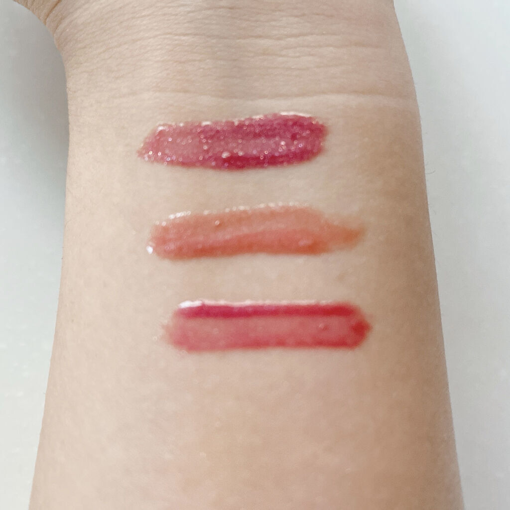 セリア CHEER me COLOR  リップグロスのクチコミ「\セリア　CHEER me COLOR  リップグロス/

MU004 アンティークピンク
あ.....」（3枚目）