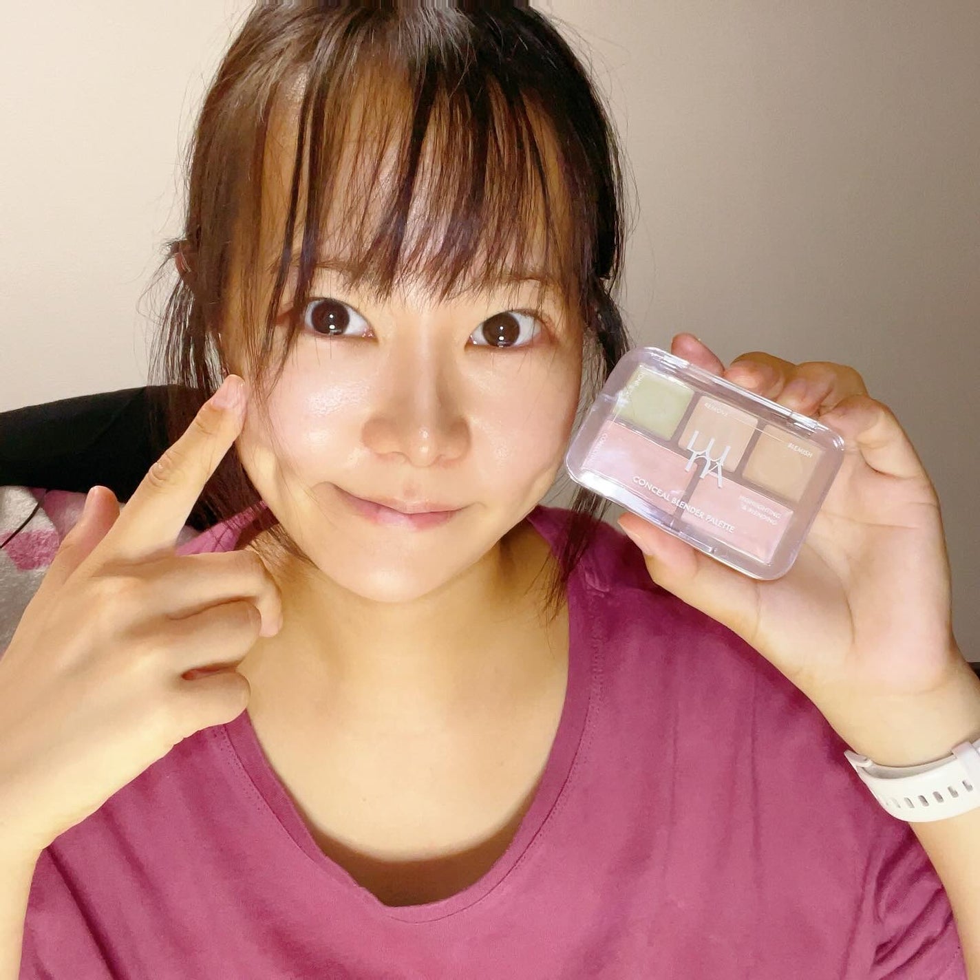 コンシールブレンダーパレット/LUNA/パレットコンシーラーを使ったクチコミ(4枚目)