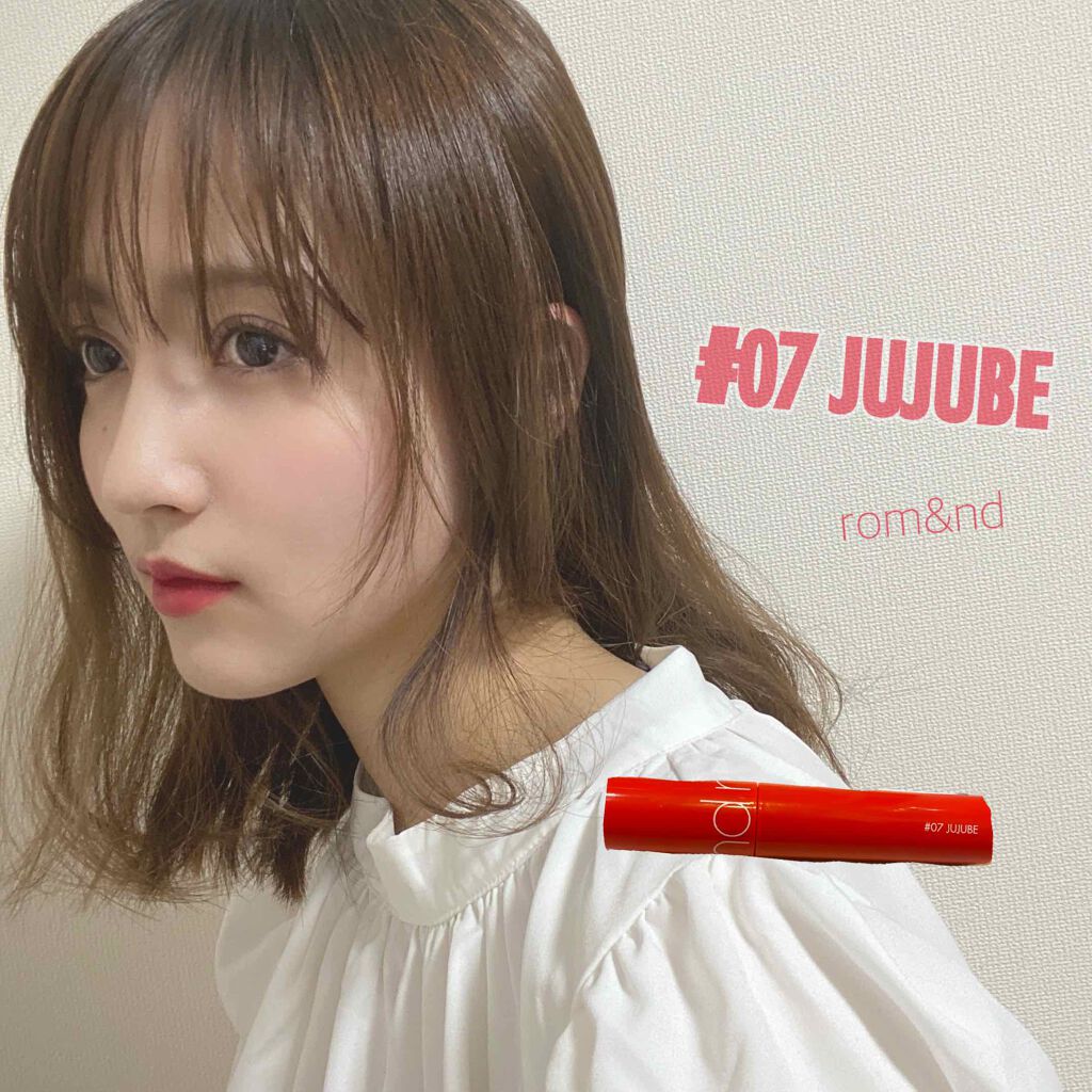 ジューシーラスティングティント/rom&nd/リップティントを使ったクチコミ(2枚目)