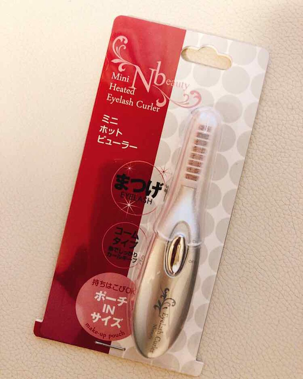 ミニホットアイラッシュカーラー/ニトリ/ホットビューラーを使ったクチコミ（1枚目）