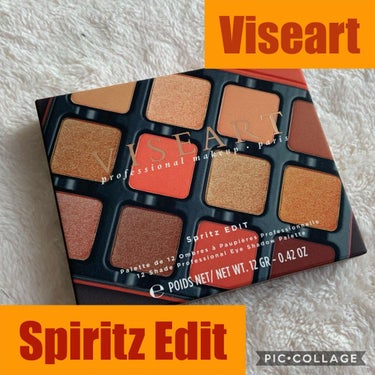 VISEART Spritz EDIT Eye Shadow Paletteのクチコミ「☀️Viseartの新作
”Spiritz EDIT"が届いたのでスウォッチのご紹介と、
第一.....」（1枚目）