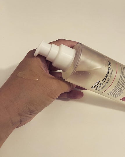 ロータスクレンジングジェル/エルツティン/クレンジングジェルを使ったクチコミ(6枚目)