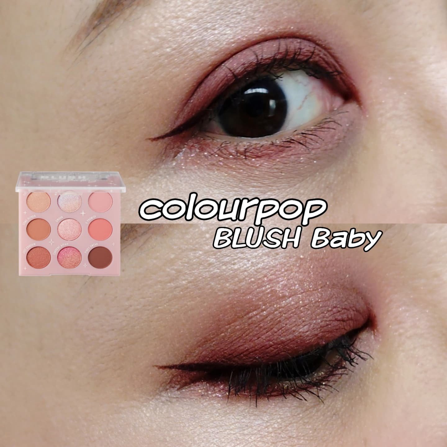 BLUSH Baby/ColourPop/アイシャドウパレットを使ったクチコミ（1枚目）