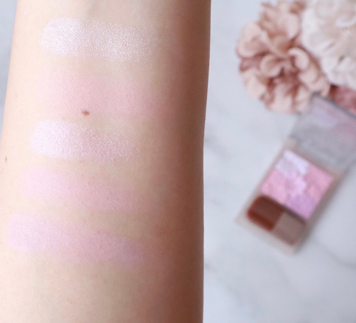 グロウフルールチークス(ブレンドタイプ)/キャンメイク/パウダーチークを使ったクチコミ(4枚目)