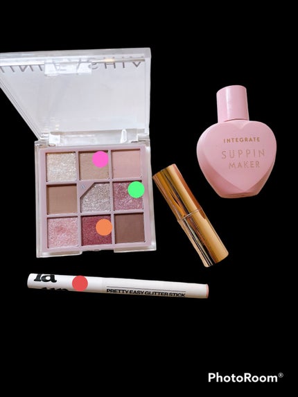 プリティー イージーグリッタースティック N°5ダスク/unleashia/グリッターを使ったクチコミ(3枚目)