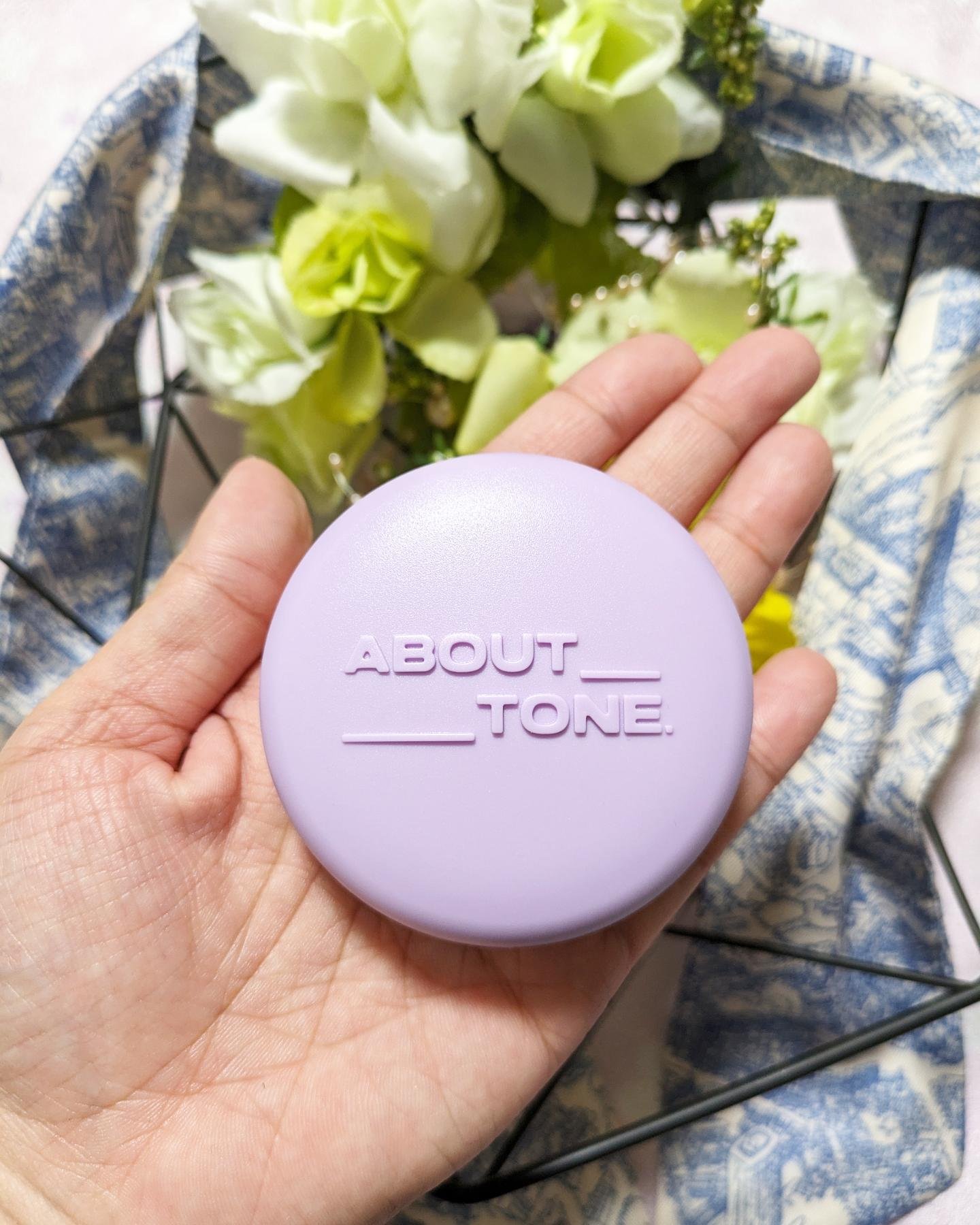 ブラーパウダーパクト 03 ナチュラル/ABOUT TONE/プレストパウダーを使ったクチコミ（2枚目）