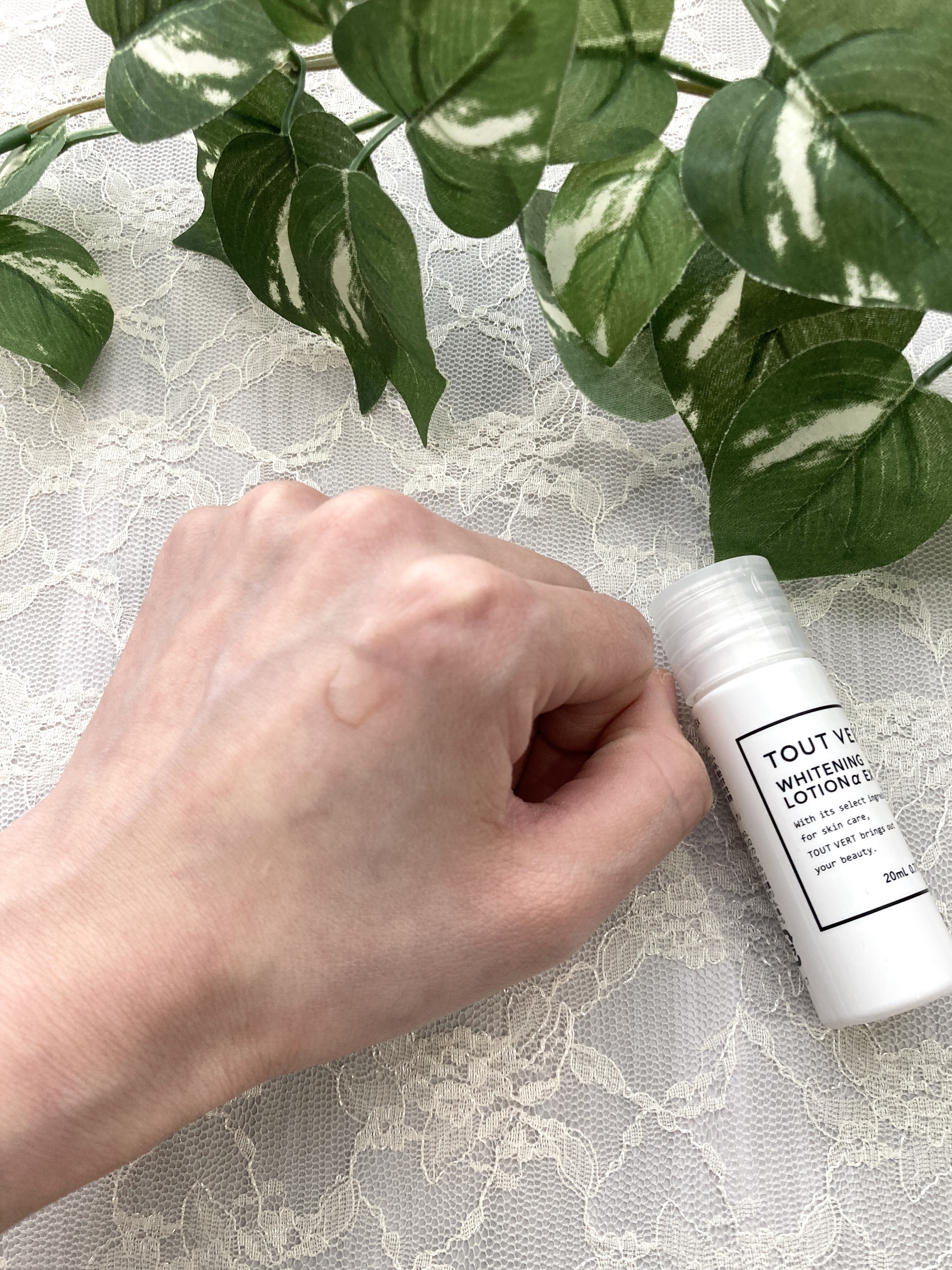 薬用ホワイトニングローションα EX/TOUT VERT/化粧水を使ったクチコミ（2枚目）