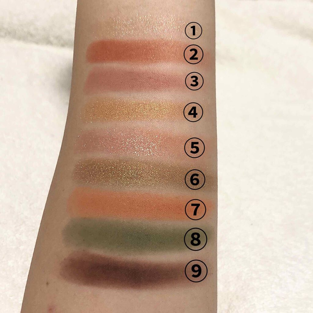 長相思シリーズ 9色アイシャドウパレット/CATKIN/アイシャドウパレットを使ったクチコミ（3枚目）