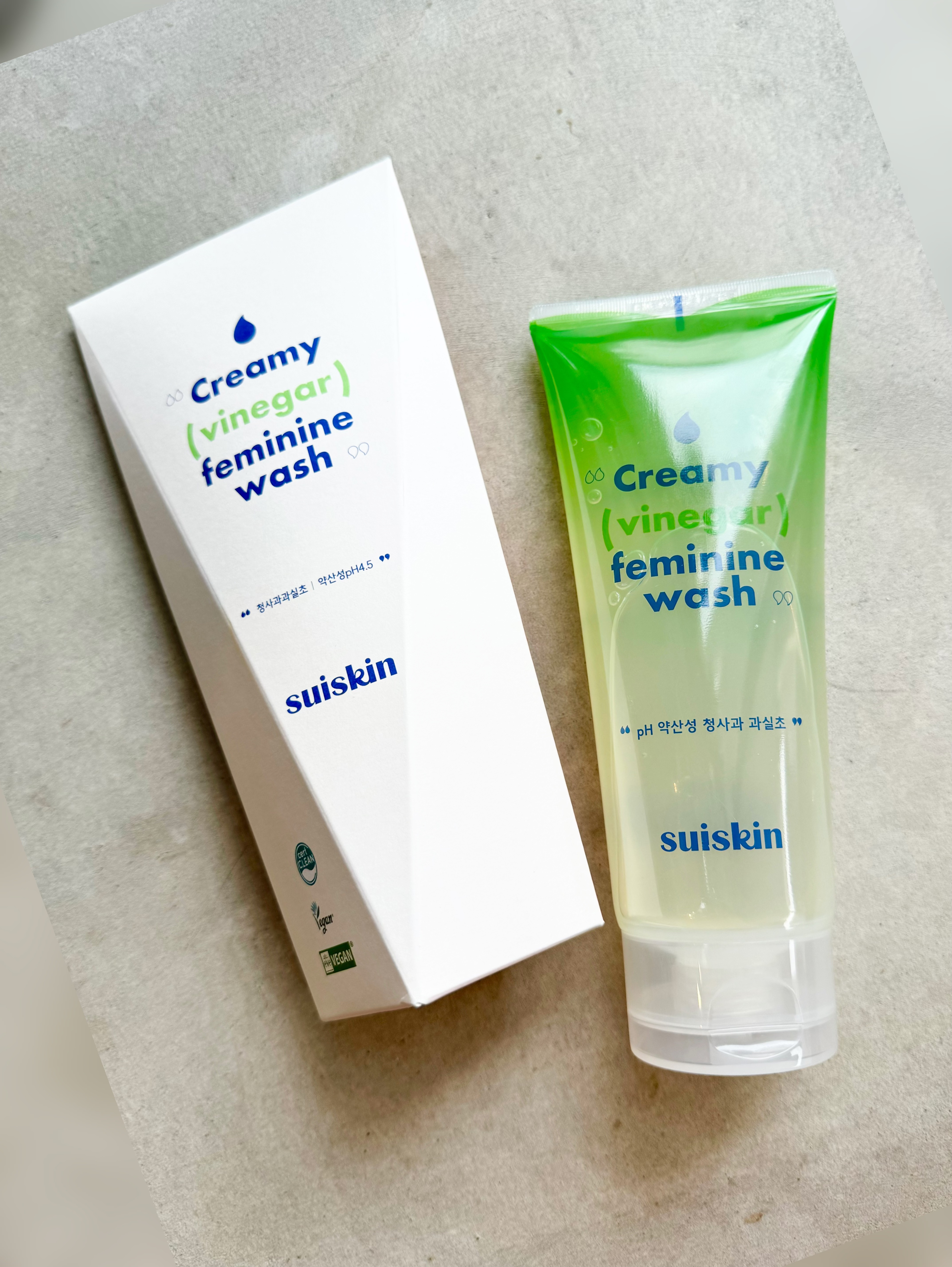 クリーミービネガーフェミニンウォッシュ/suiskin/ボディソープを使ったクチコミ（2枚目）