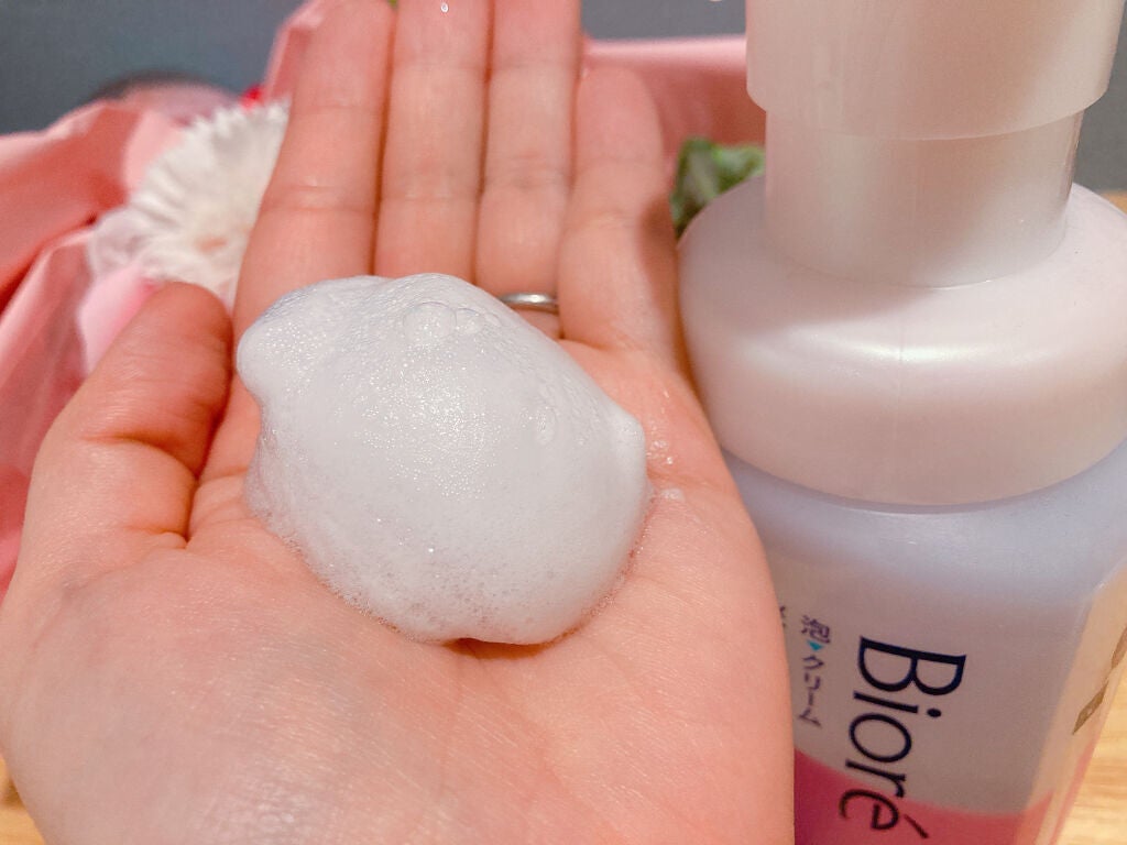 泡クリームメイク落とし/ビオレ/クレンジングクリームを使ったクチコミ(3枚目)