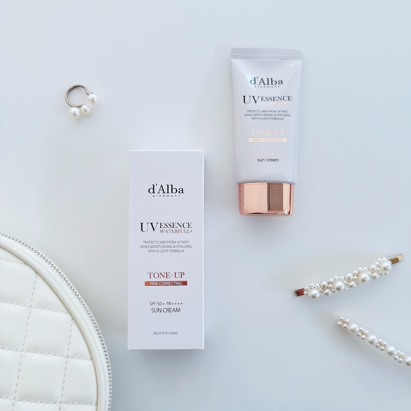 ダルバ ウォータフル トーンアップ サンクリーム(パープル)/ダルバ/日焼け止めクリームを使ったクチコミ(5枚目)