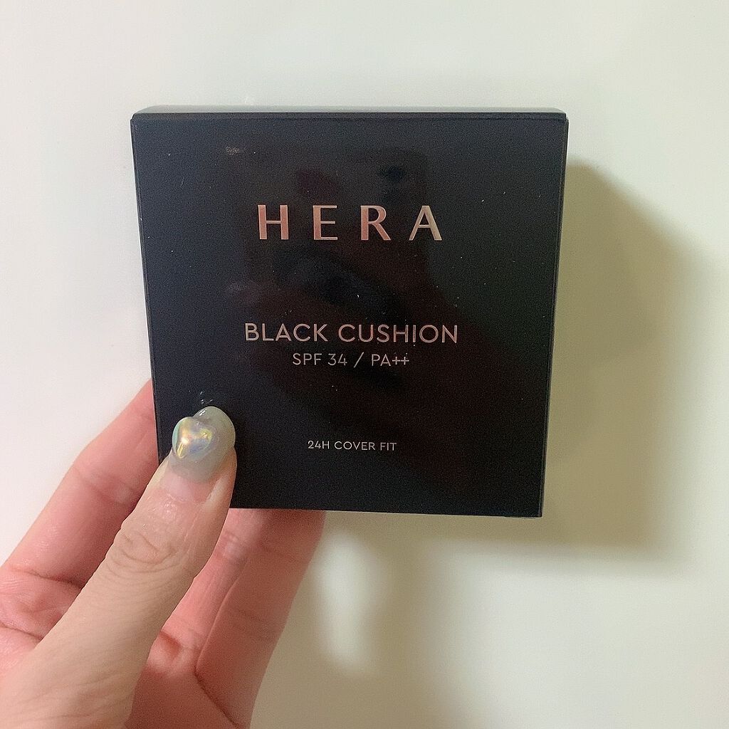 ブラック クッション/HERA/クッションファンデーションを使ったクチコミ（2枚目）
