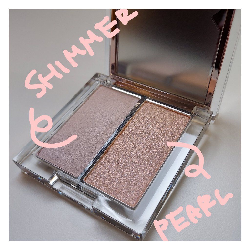 プリズムハイライターデュオ/CLIO/パウダーハイライトを使ったクチコミ（2枚目）