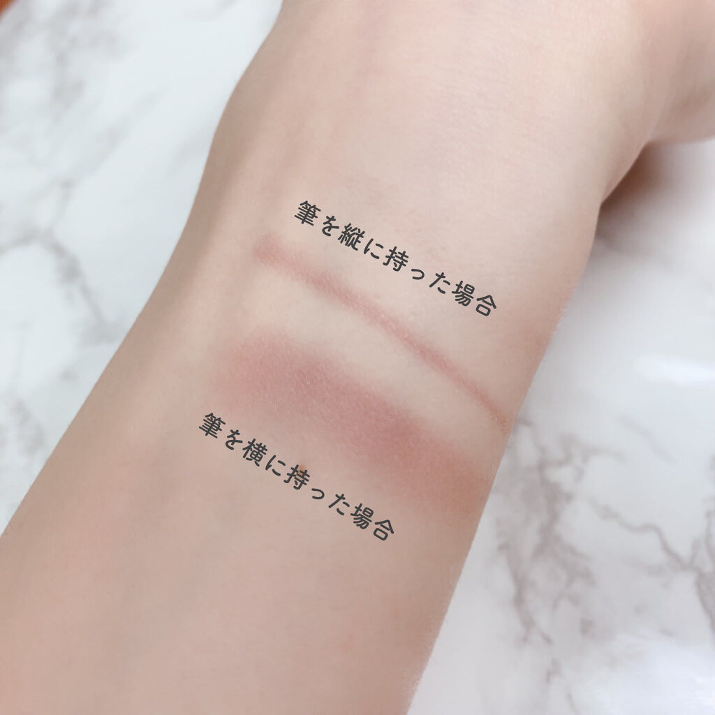 WHOMEE アイシャドウブラシ S 熊野筆のクチコミ「【⠀下まぶたのメイクにはこれ1本！！！💗】
お久しぶりの投稿！頻度上げてくぞ〜☺️

今日紹介.....」（3枚目）