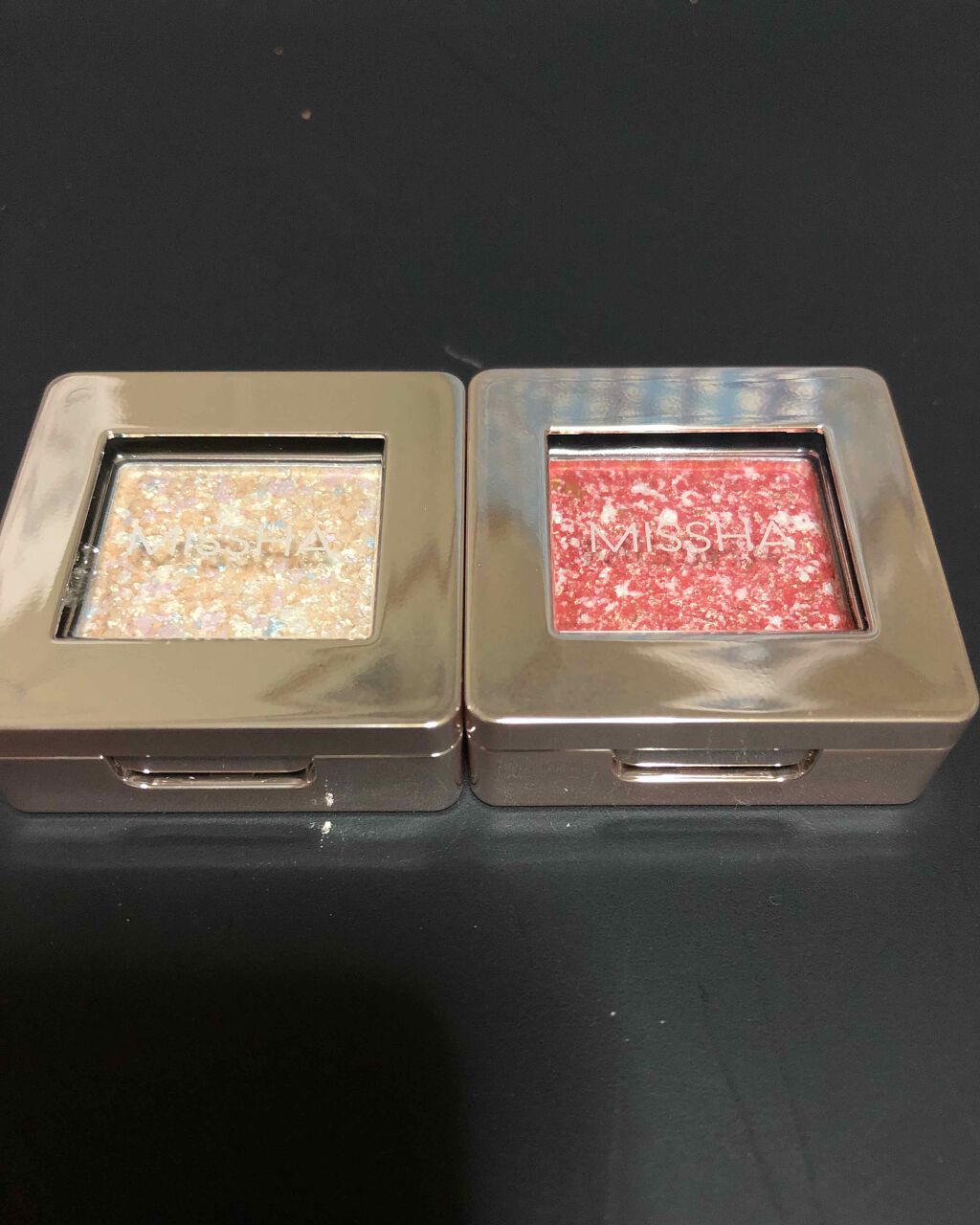 グリッタープリズム シャドウ/MISSHA/グリッターを使ったクチコミ（1枚目）