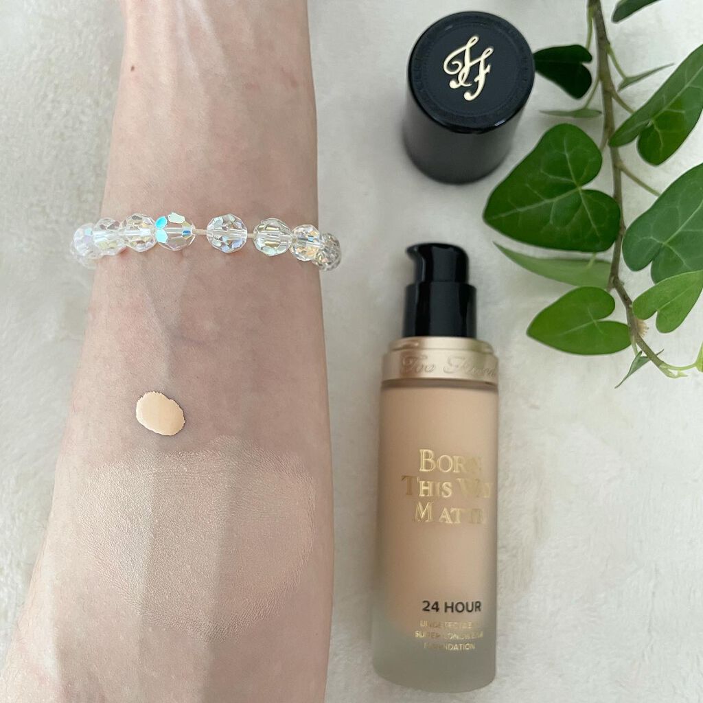 ボーン ディス ウェイ アンディテクタブル 24H マット ファンデーション/Too Faced/リキッドファンデーションを使ったクチコミ(3枚目)