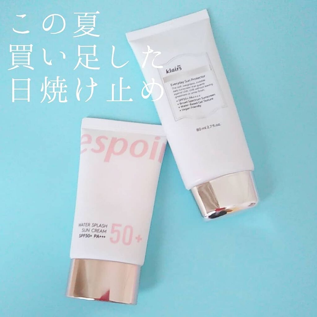 ソフトエアリーUVエッセンス/Klairs/日焼け止めローションを使ったクチコミ（1枚目）