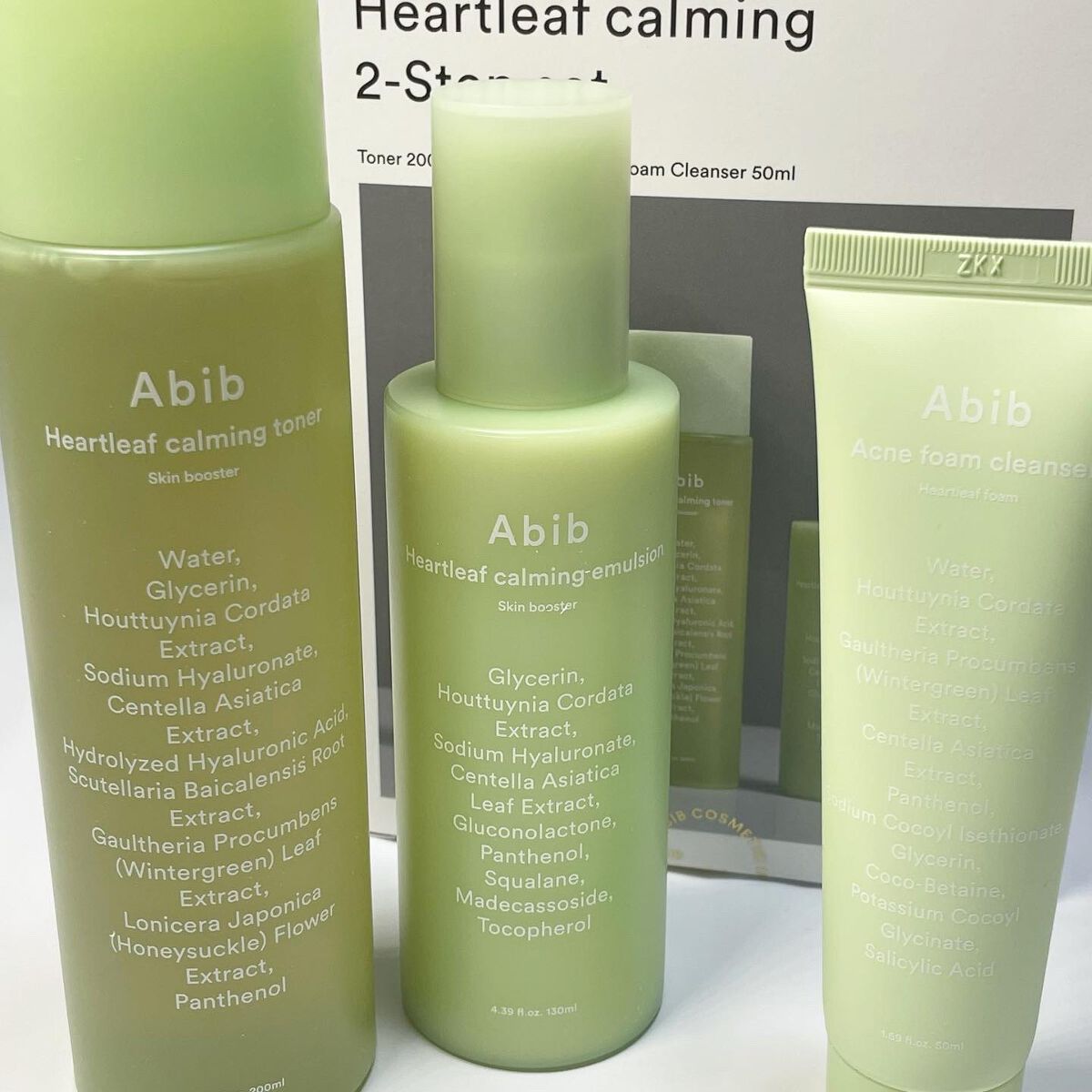 <楽天限定>ドクダミ3種セット/Abib /スキンケアキットを使ったクチコミ(1枚目)