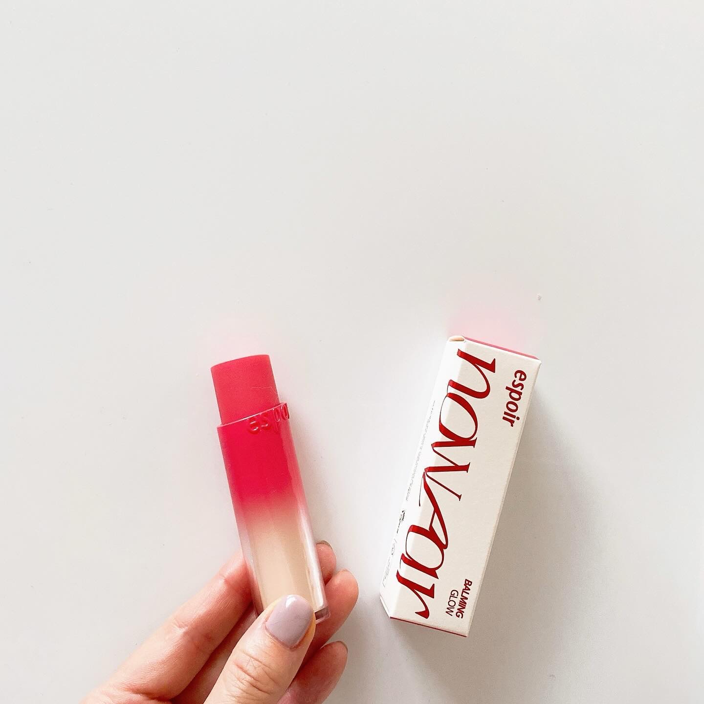 ノーウェアリップスティック バーミンググロー/espoir/口紅を使ったクチコミ（3枚目）