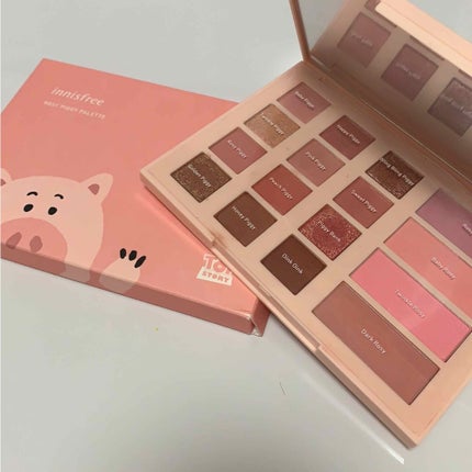 ROSY PIGGY PALATTE/innisfree/アイシャドウパレットを使ったクチコミ(1枚目)