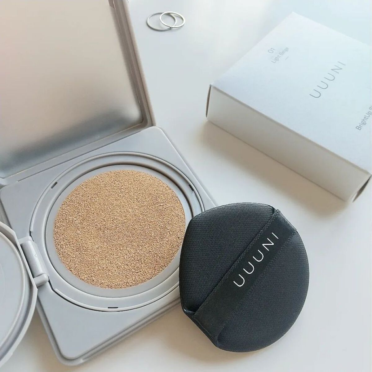 ブライトアップスキンファンデーション/UUUNI/クッションファンデーションを使ったクチコミ（3枚目）