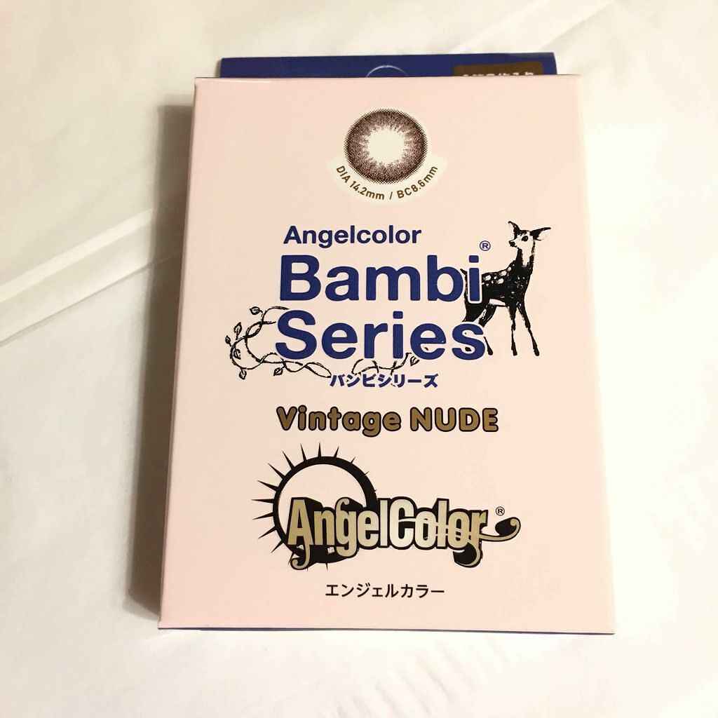 バンビシリーズ ヴィンテージヌード マンスリー/AngelColor/1ヶ月(1MONTH)カラコンを使ったクチコミ(1枚目)