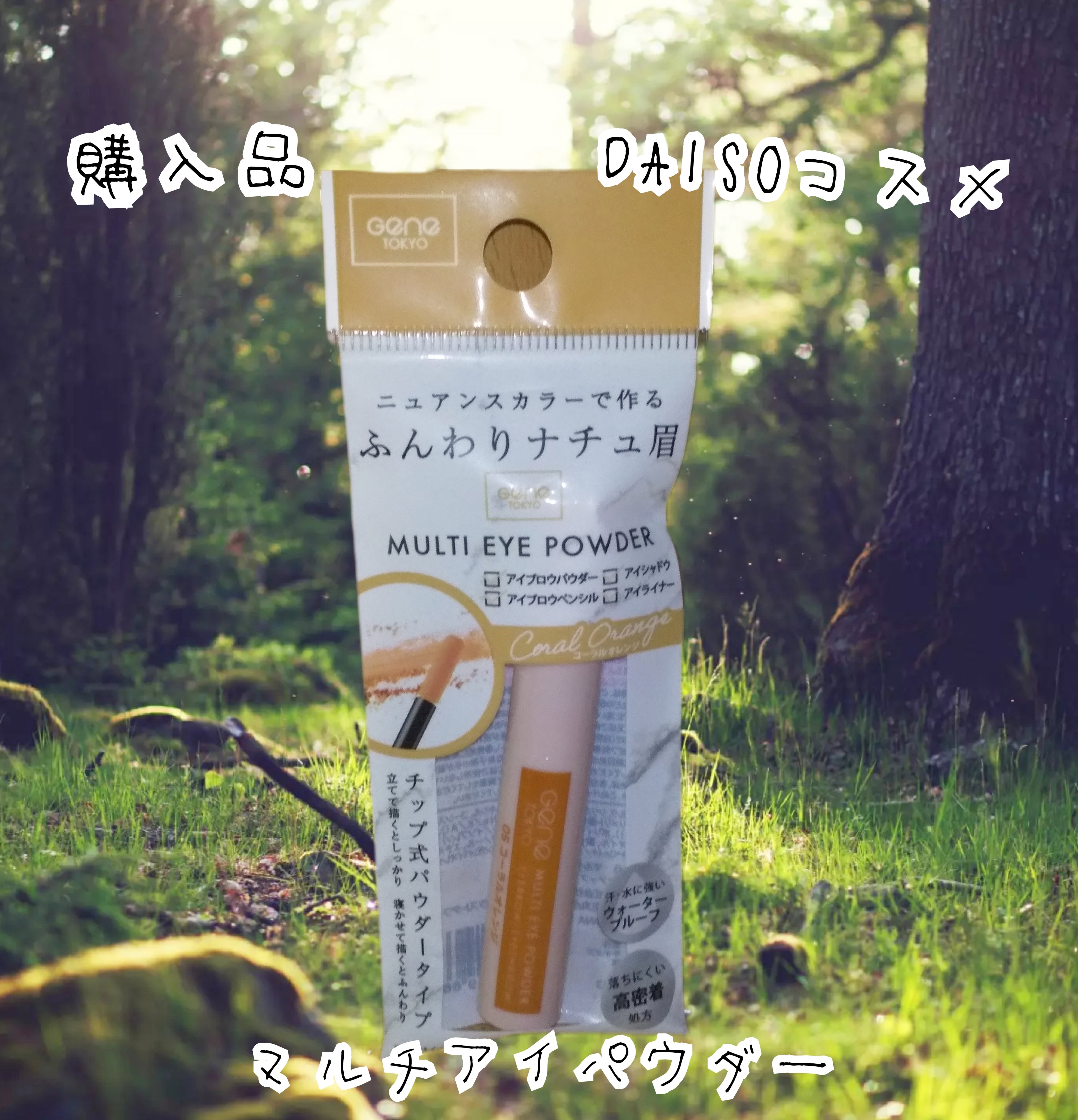 G マルチアイパウダー C/GENE TOKYO/パウダーアイブロウを使ったクチコミ（1枚目）