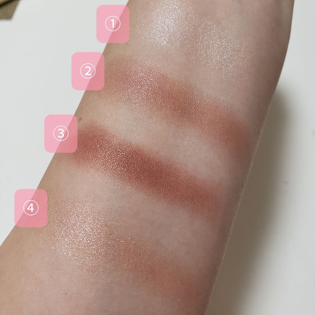 リアルクローズシャドウ/excel/アイシャドウパレットを使ったクチコミ(3枚目)