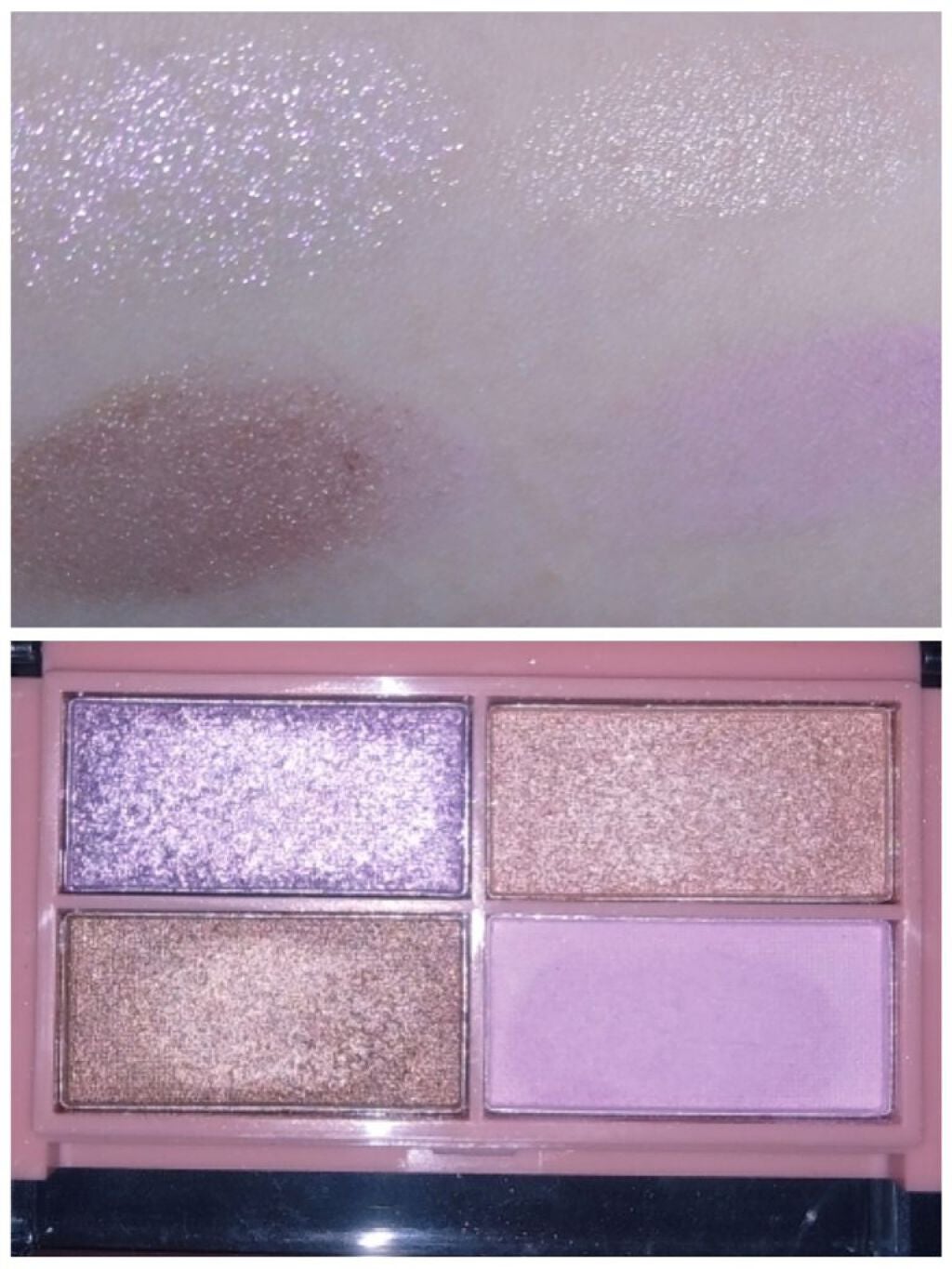 CHEER me COLOR アイシャドウ/セリア/アイシャドウパレットを使ったクチコミ(5枚目)