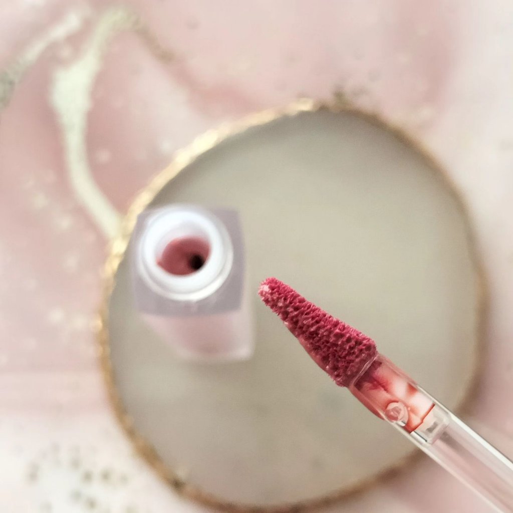 Melty flower lip tint 06 ももゼリー/haomii/口紅を使ったクチコミ（2枚目）