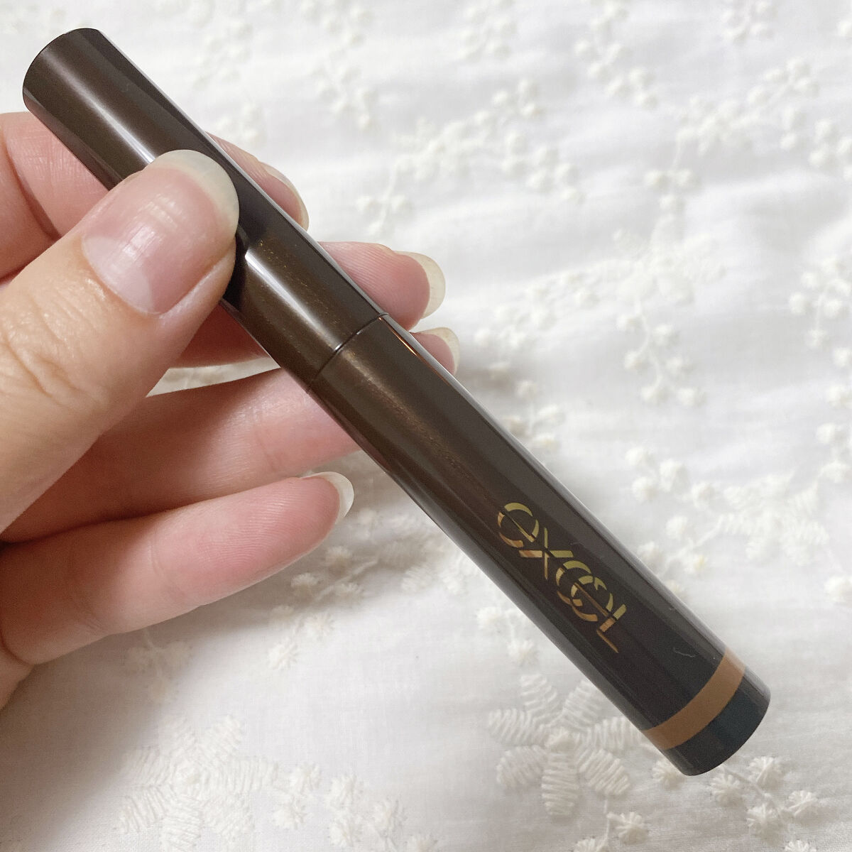 グリームオンフィットシャドウ GF04 チェダーディップ/excel/スティックアイシャドウを使ったクチコミ（2枚目）