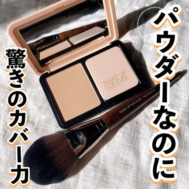 HDスキン マットベルベットコンパクト/MAKE UP FOR EVER/パウダーファンデーションを使ったクチコミ（1枚目）