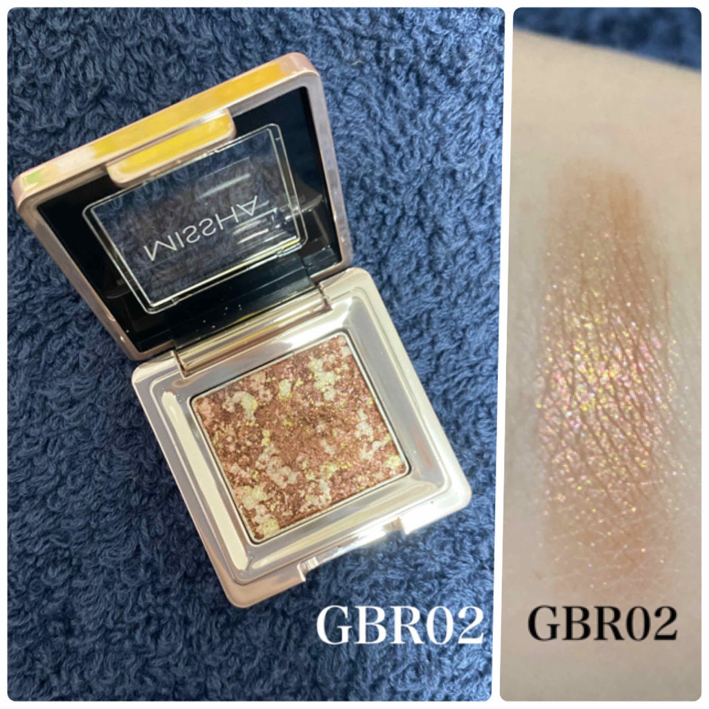 グリッタープリズム シャドウ/MISSHA/グリッターを使ったクチコミ（3枚目）