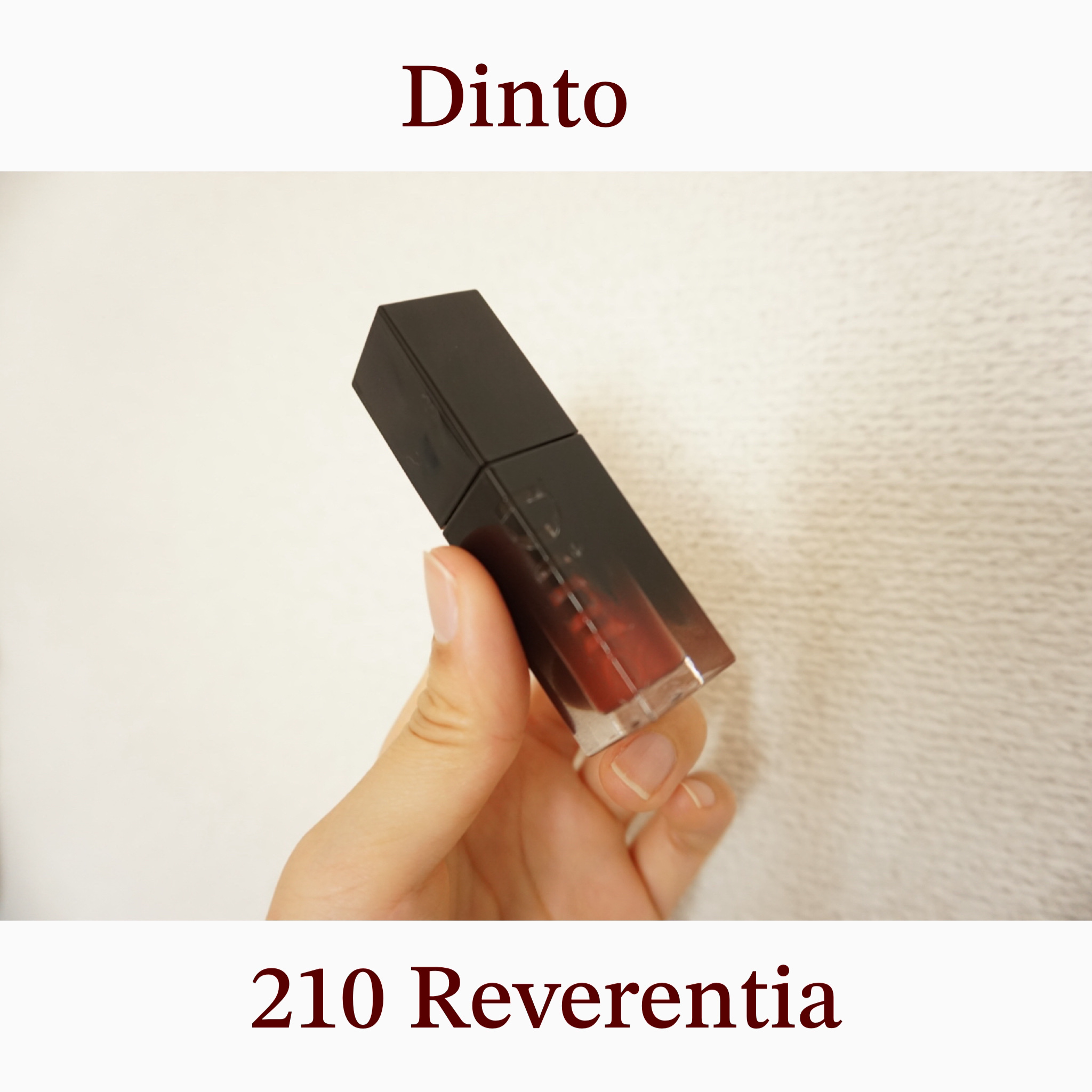 ブラーグロイリップティント/Dinto/リップティントを使ったクチコミ（1枚目）