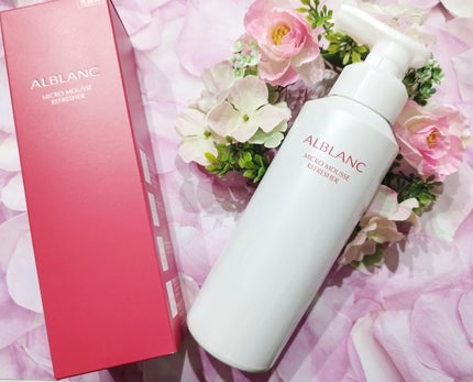 マイクロムース リフレッシャー/ALBLANC/泡洗顔を使ったクチコミ(1枚目)