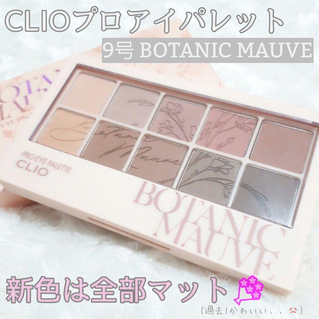 プロ アイ パレット/CLIO/アイシャドウパレットを使ったクチコミ（1枚目）