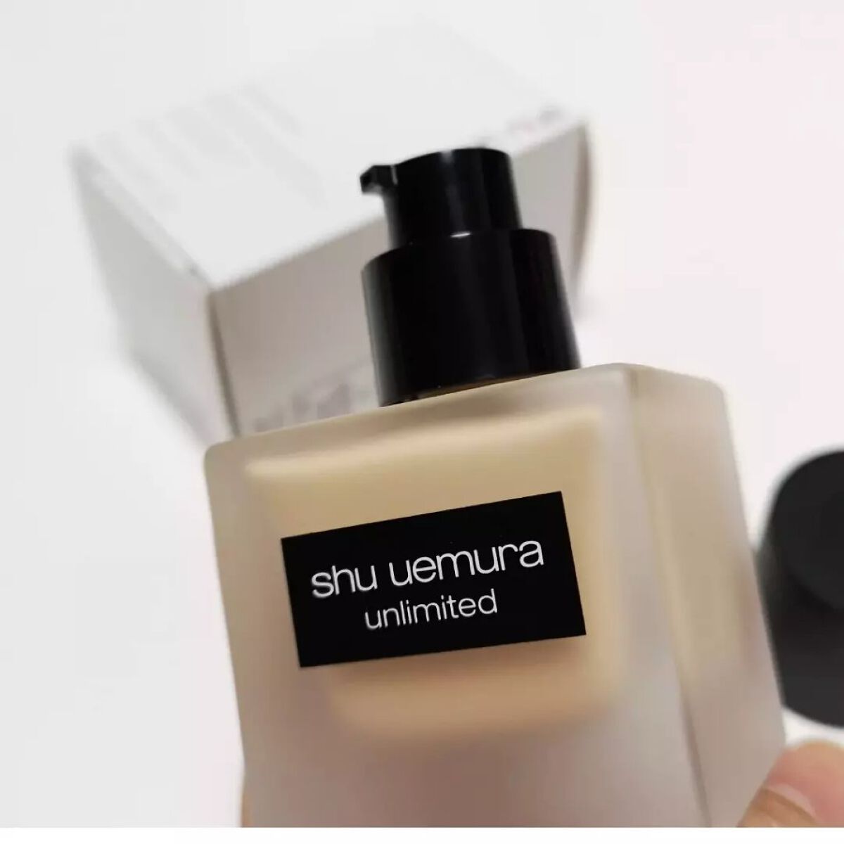 (旧)アンリミテッド ラスティング フルイド/shu uemura/リキッドファンデーションを使ったクチコミ(2枚目)