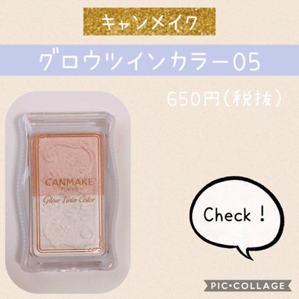 グロウツインカラー/キャンメイク/アイシャドウパレットを使ったクチコミ(1枚目)