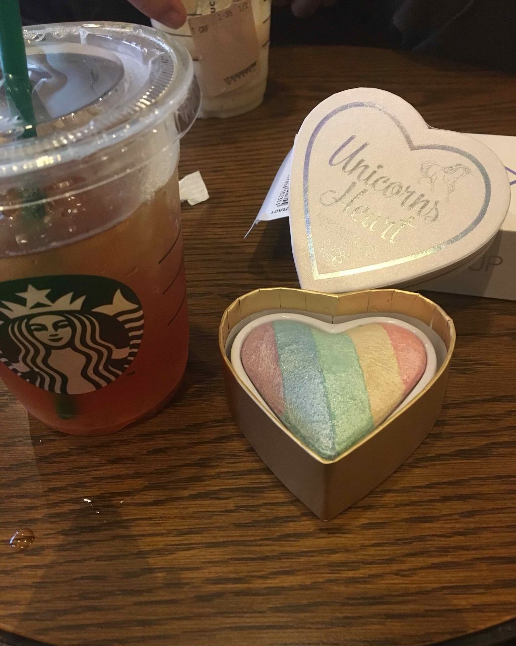 ハートハイライター ユニコーンハート/MAKEUP REVOLUTION/パウダーハイライトを使ったクチコミ（1枚目）