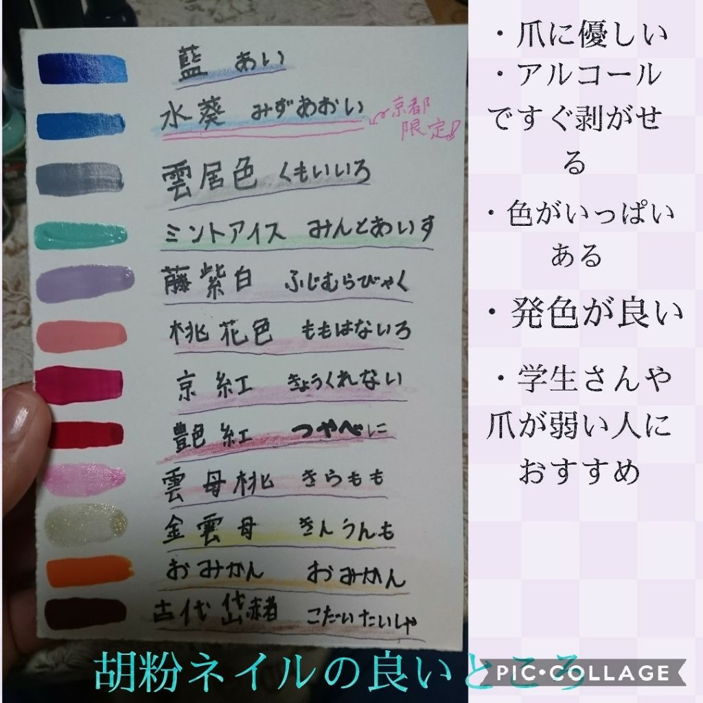 胡粉ネイル 和色シリーズ/上羽絵惣/マニキュアを使ったクチコミ(2枚目)