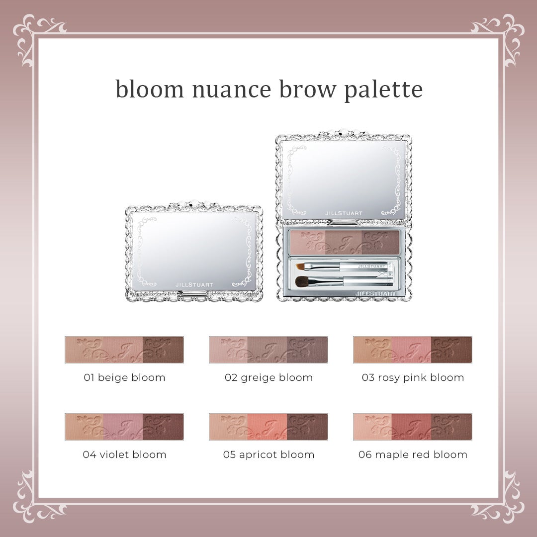 ジルスチュアート ブルームニュアンスブロウパレット/JILL STUART/パウダーアイブロウを使ったクチコミ(2枚目)
